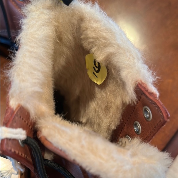 Dr. Martens Brown Leather Combat Boots with Air-Cushioned Sole - Picture 3 of 13